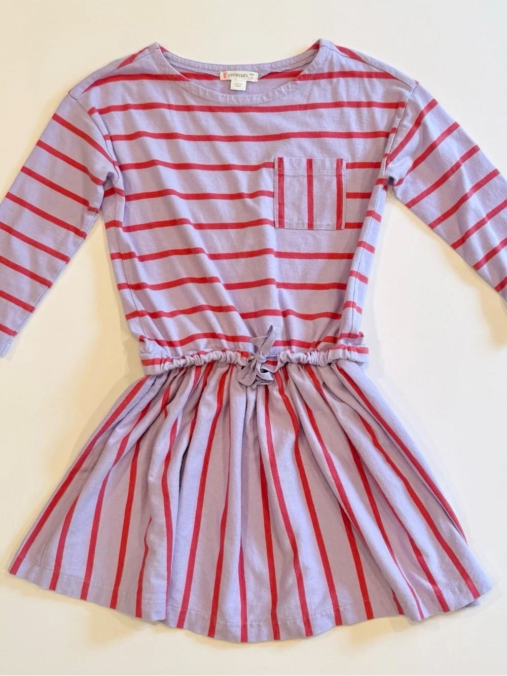 Crewcuts Striped Jersey Knit Dress